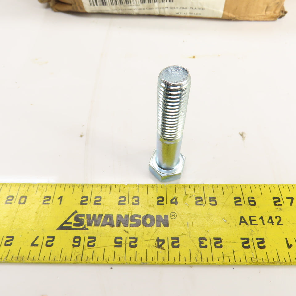 Mid-States 5/8"-11 x 3" Hex Cap Grade 5 Zinc Plated Bolts Lot Of 75