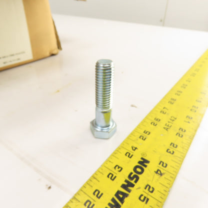 Mid-States 5/8"-11 x 2-1/2" Hex Cap Grade 5 Zinc Plated Bolts Lot Of 75