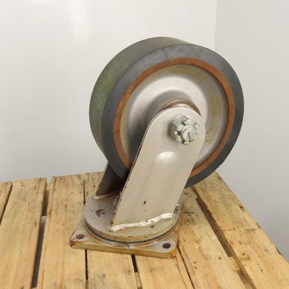 Hamilton 080105 4" x 12" Duralast Polyurethane on Cast Iron Swivel Casters Set/4