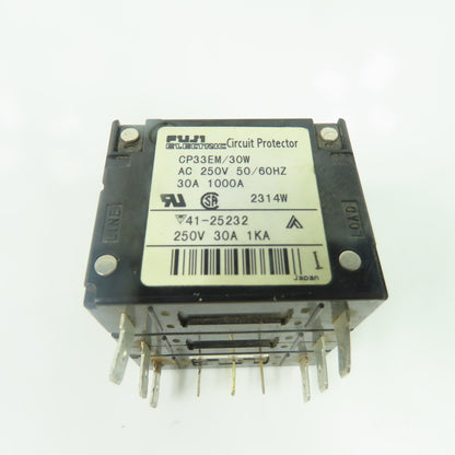 Fuji CP33EM/30W 30A Circuit Breaker Protector 250VAC