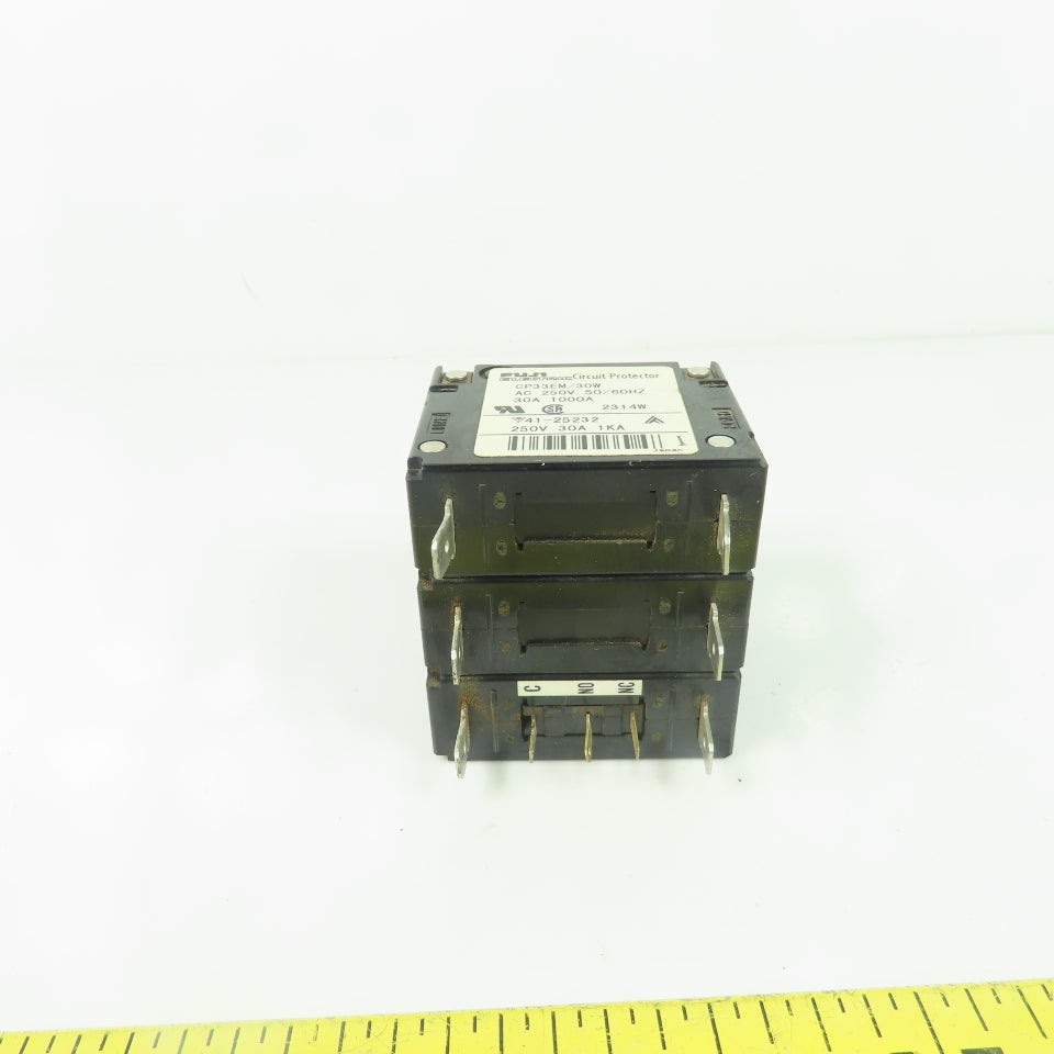 Fuji CP33EM/30W 30A Circuit Breaker Protector 250VAC