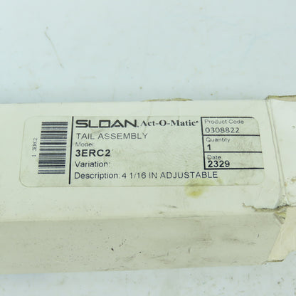 Sloan 3ERC2 1" Tail Piece Assembly 4-1/16" Long
