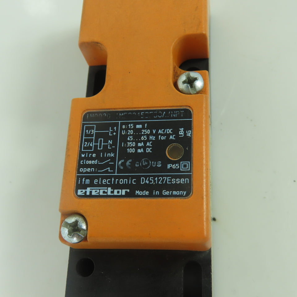 Efector IM3500 IME2015BFBOA/LS300L Inductive Sensor Switch 20-250V AC/DC