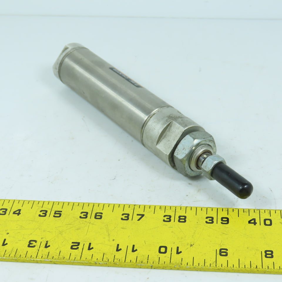 SMC NCDMB125-0300 Double Acting Round Air Cylinder 1.25" Bore 3" Stroke 7/16"Rod