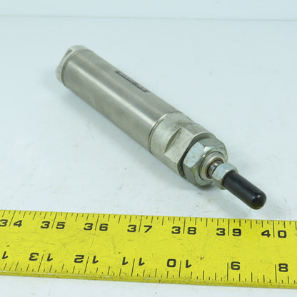 SMC NCDMB125-0300 Double Acting Round Air Cylinder 1.25" Bore 3" Stroke 7/16"Rod