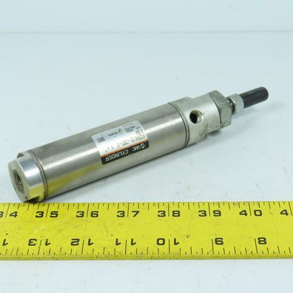 SMC NCDMB125-0300 Double Acting Round Air Cylinder 1.25" Bore 3" Stroke 7/16"Rod
