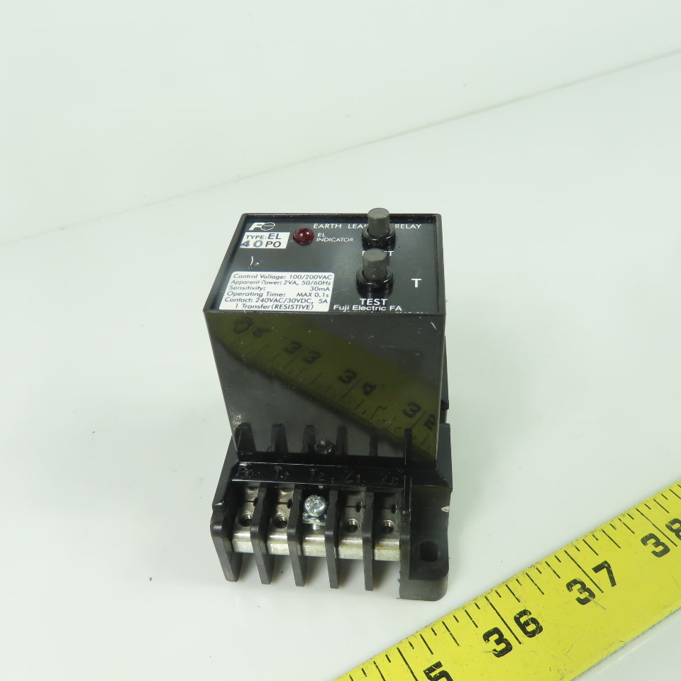 Fuji 40P0 Earth Leakage Relay 100/200VAC 2VA 30mA