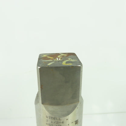Widell 313093 2-1/2"-4 HSS H7 6-Flute Plug Pipe Tap 8-3/4"OAL
