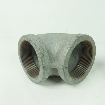 Ward 2" X 2" NPT Malleable Iron Pipe Fitting Elbow 90° Lot Of 2