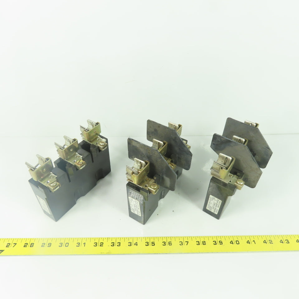 Allen Bradley 1494V-FSR633 Ser A 30A Fuse Block Holder 600V Lot Of 3