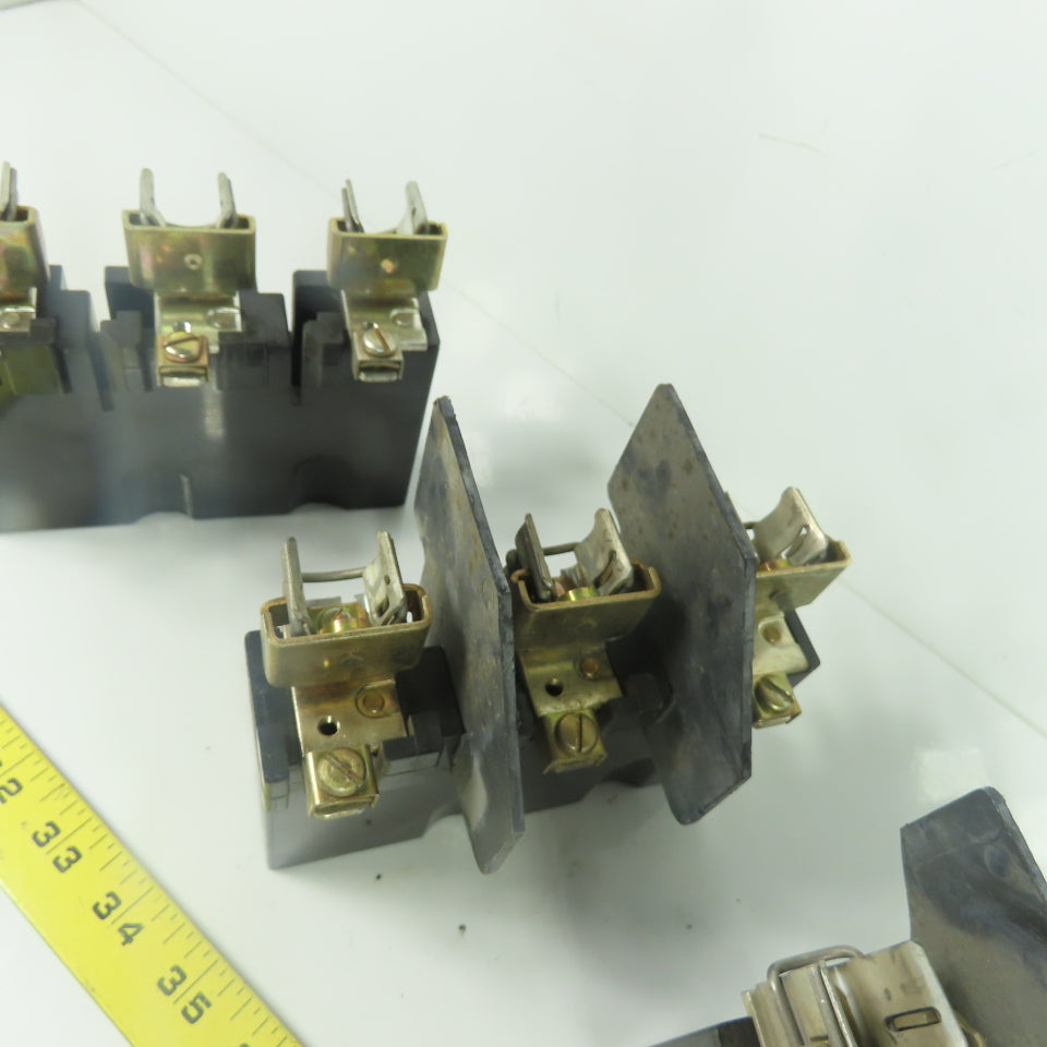 Allen Bradley 1494V-FSR633 Ser A 30A Fuse Block Holder 600V Lot Of 3