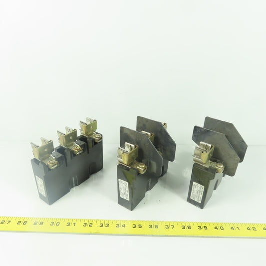 Allen Bradley 1494V-FSR633 Ser A 30A Fuse Block Holder 600V Lot Of 3