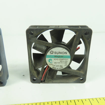 Sunon KDE1206PHV1 Cooling Fan 12VDC 1.6W Lot Of 2