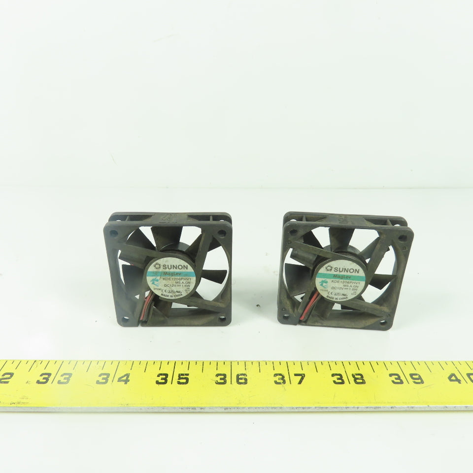 Sunon KDE1206PHV1 Cooling Fan 12VDC 1.6W Lot Of 2