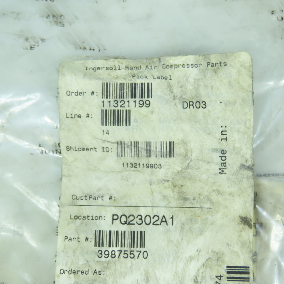 Ingersoll Rand 39875570 NEW OEM Transducer Cable