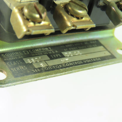 Square D 8501-D042 10A 600V AC Control Relay 110/120V Coil