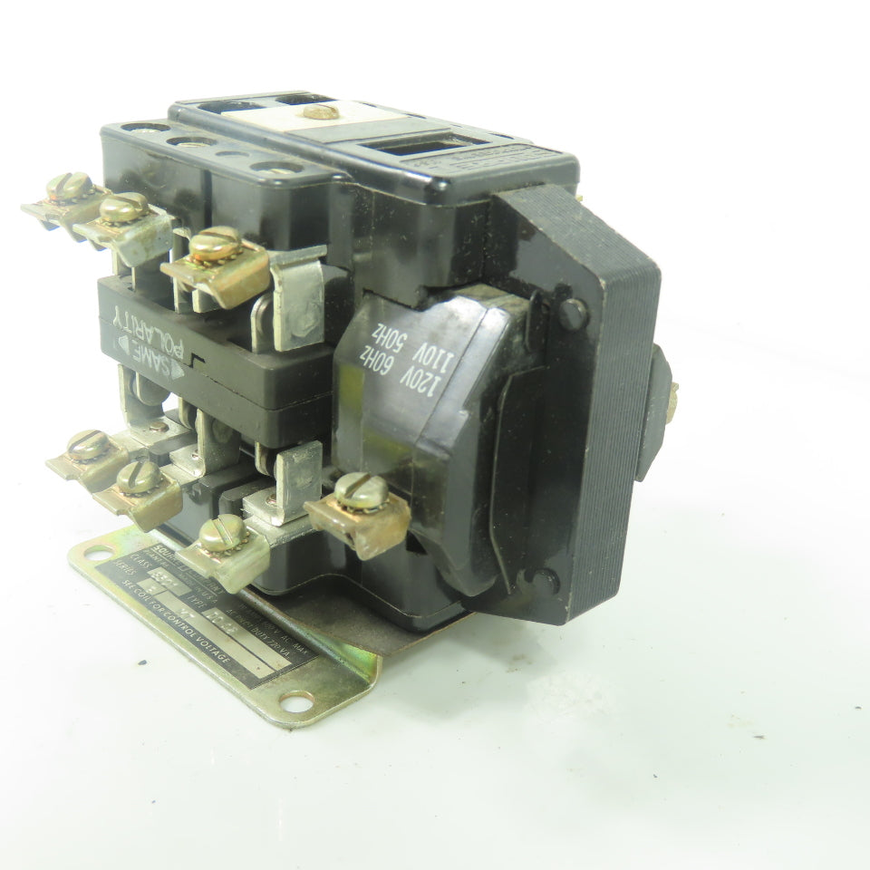 Square D 8501-D042 10A 600V AC Control Relay 110/120V Coil