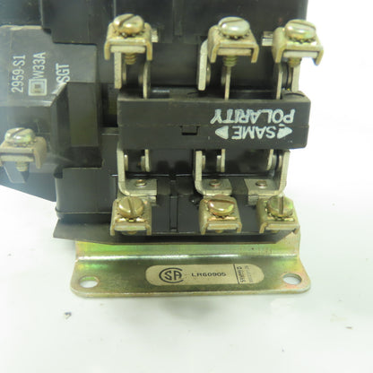 Square D 8501-D042 10A 600V AC Control Relay 110/120V Coil