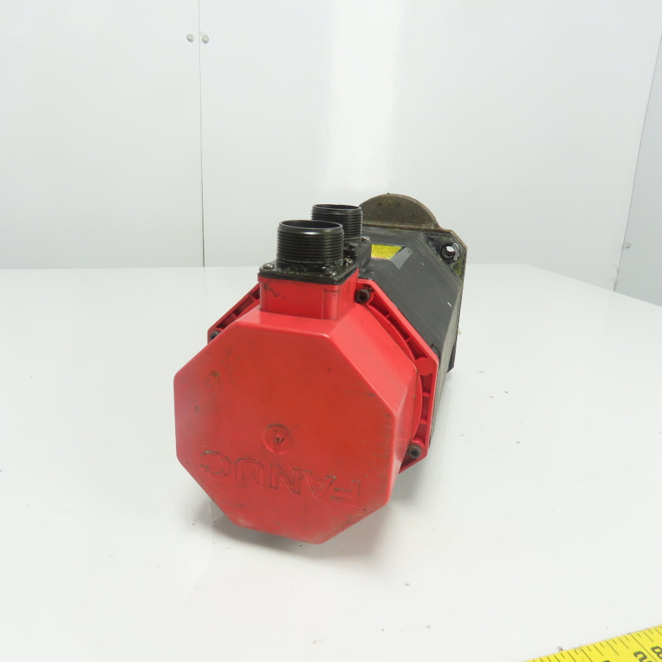 Fanuc A06B-0128-B075 1.4KW AC Servo Motor 114V 3Ph 7.5A 3000RPM