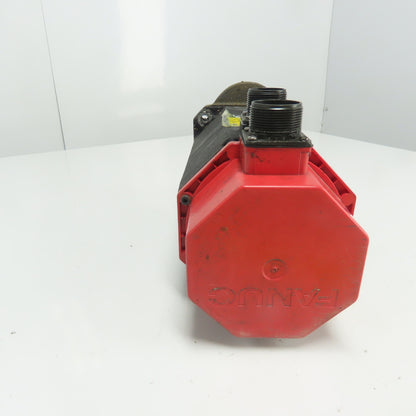 Fanuc A06B-0128-B075 1.4KW AC Servo Motor 114V 3Ph 7.5A 3000RPM