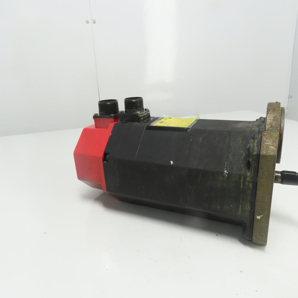 Fanuc A06B-0128-B075 1.4KW AC Servo Motor 114V 3Ph 7.5A 3000RPM