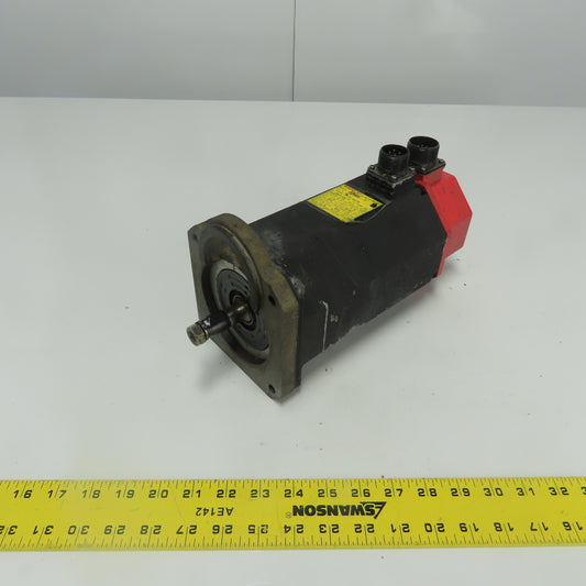 Fanuc A06B-0128-B075 1.4KW AC Servo Motor 114V 3Ph 7.5A 3000RPM