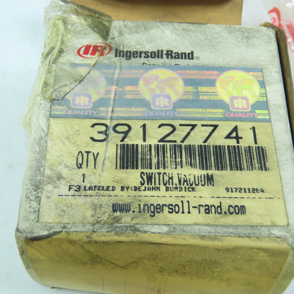 Ingersoll Rand 39127741 New OEM Vacuum Switch