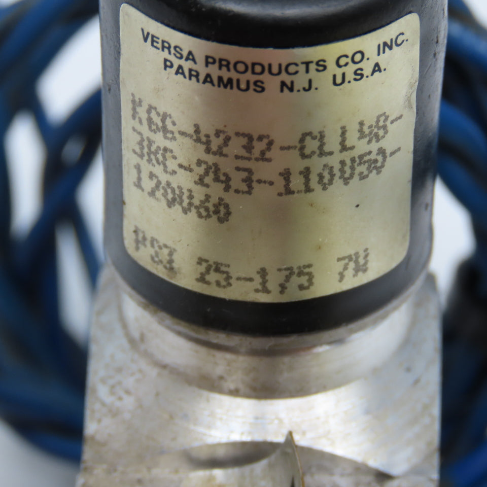 Versa Valve KGG-4232-CLL48-3RC-243-110V50-120V60 Double Solenoid Air Valve