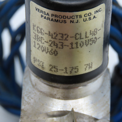 Versa Valve KGG-4232-CLL48-3RC-243-110V50-120V60 Double Solenoid Air Valve