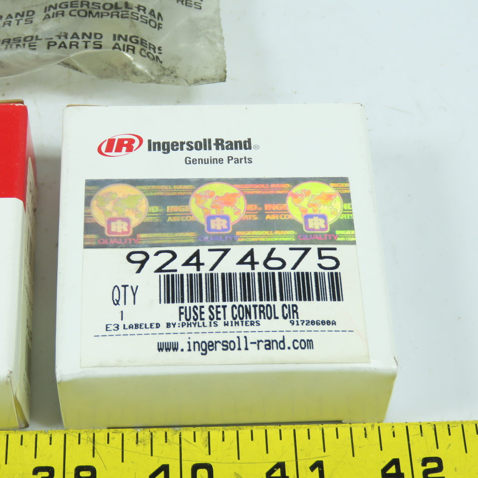 Ingersoll Rand 92474675 New OEM Control Circuit Fuse Set 92474675 + 91126961
