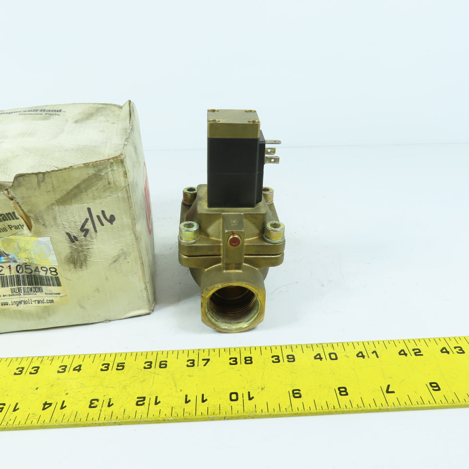 Ingersoll Rand 22105498 New OEM Blowdown Valve 120V 230PSI