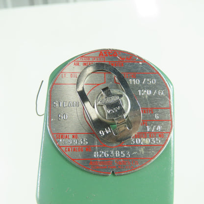 Asco 8263B53 1/4" Solenoid Valve 110/120V 6 Watt