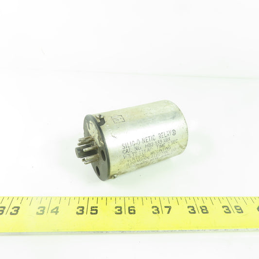 Heinemann HB2-533-XBX Silig-O-Netic Relay 115VAC 2Sec