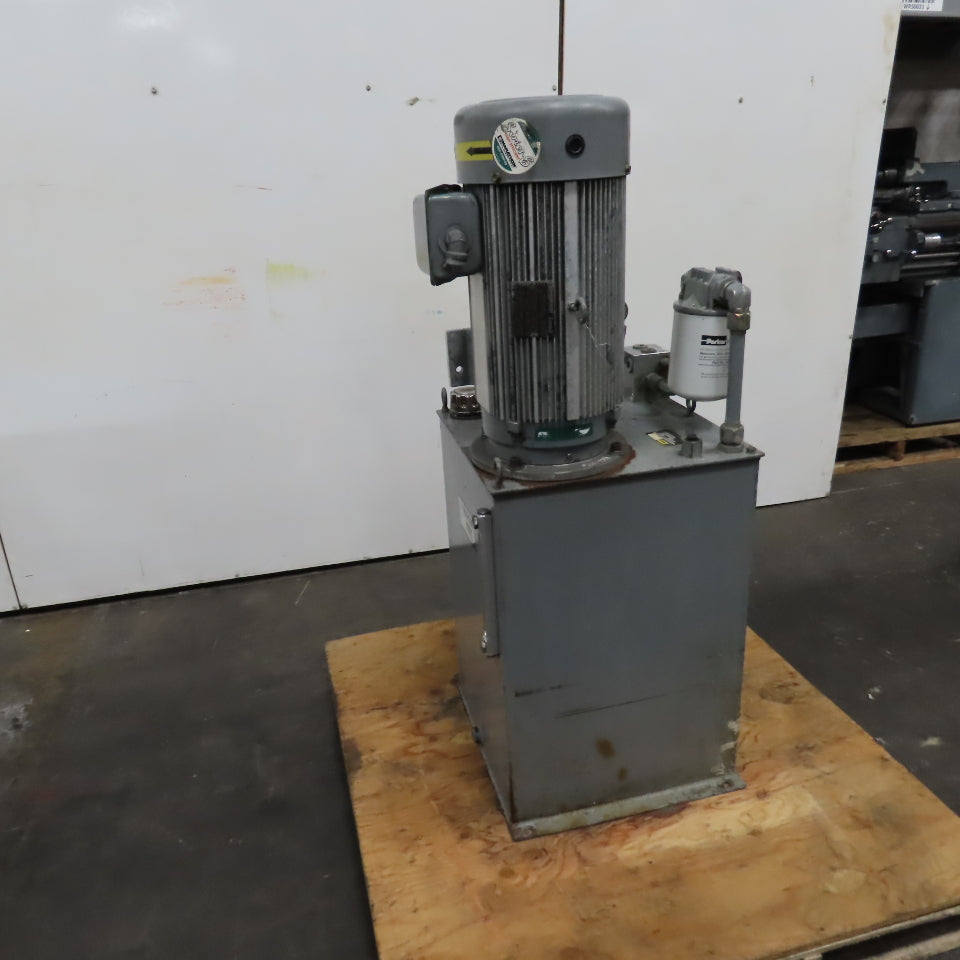 Parker H49.4SS5VPV/11 20HP 40 USG Hydraulic Power Unit 230/460V 9.4GPM 3000PSI