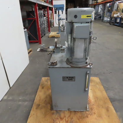 Parker H49.4SS5VPV/11 20HP 40 USG Hydraulic Power Unit 230/460V 9.4GPM 3000PSI