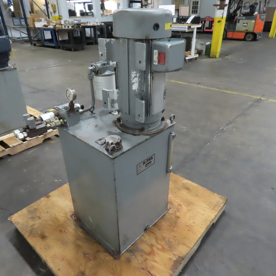 Parker H49.4SS5VPV/11 20HP 40 USG Hydraulic Power Unit 230/460V 9.4GPM 3000PSI