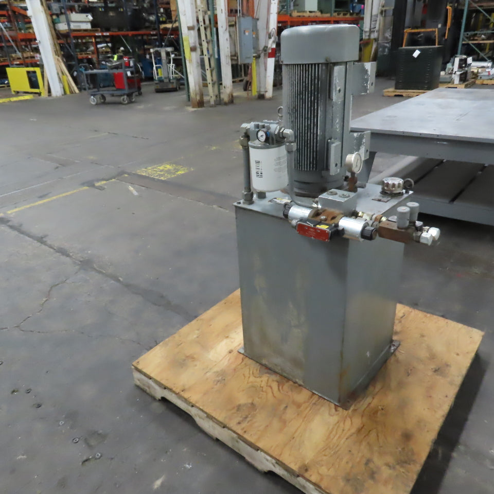 Parker H49.4SS5VPV/11 20HP 40 USG Hydraulic Power Unit 230/460V 9.4GPM 3000PSI