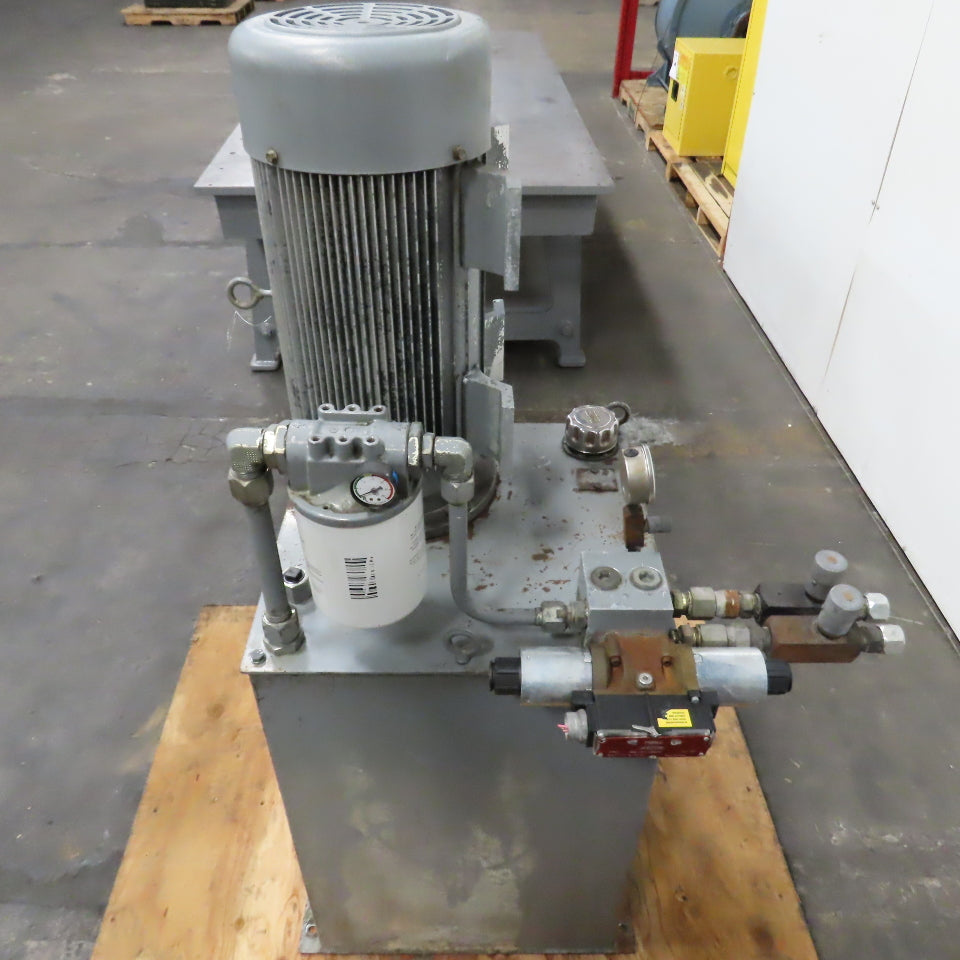 Parker H49.4SS5VPV/11 20HP 40 USG Hydraulic Power Unit 230/460V 9.4GPM 3000PSI