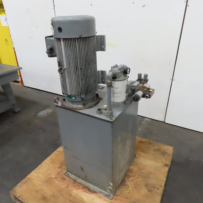 Parker H49.4SS5VPV/11 20HP 40 USG Hydraulic Power Unit 230/460V 9.4GPM 3000PSI