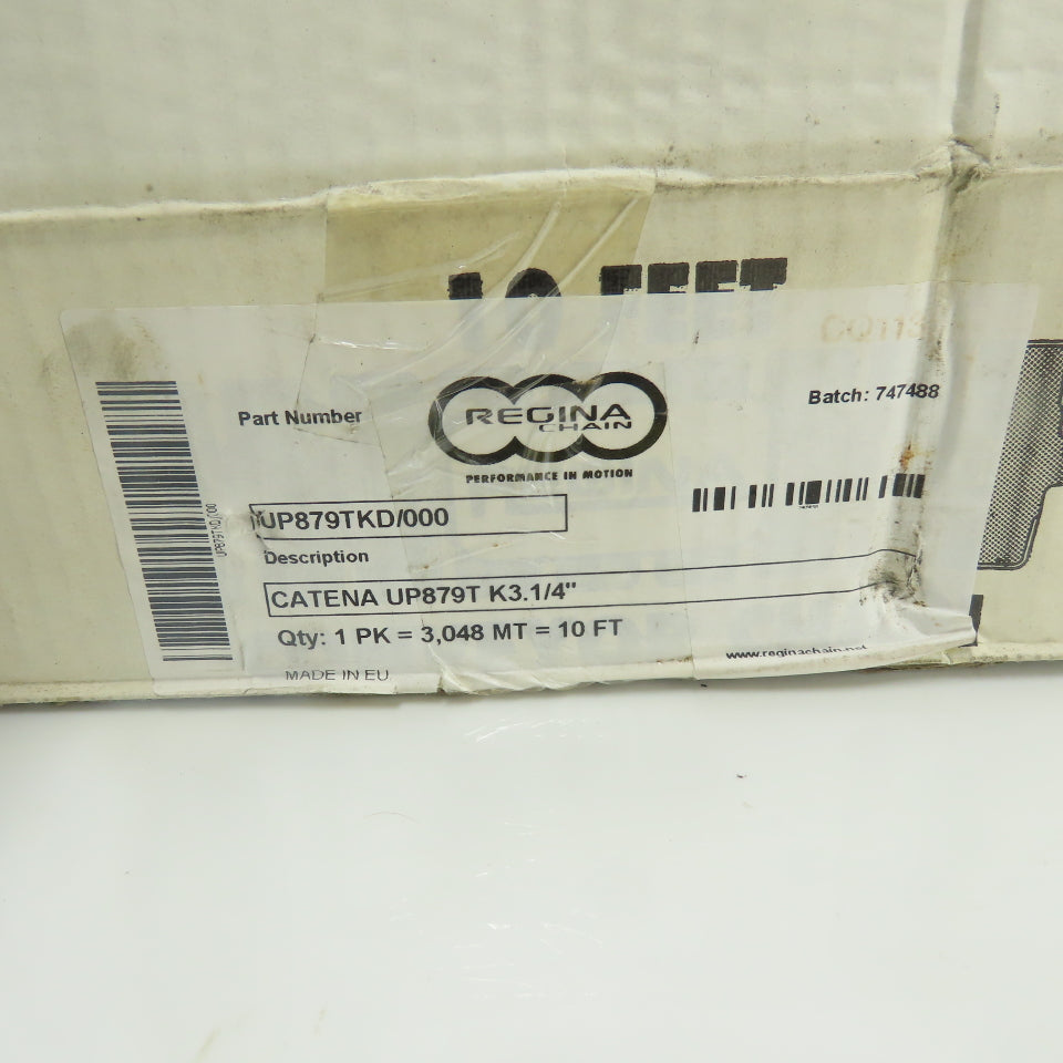 Regina UP879TKD/000 3-1/4" Wide x 10' L Table Top Side Flexing Conveyor Chain