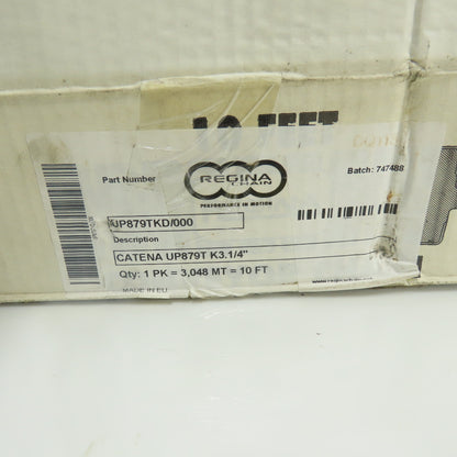 Regina UP879TKD/000 3-1/4" Wide x 10' L Table Top Side Flexing Conveyor Chain