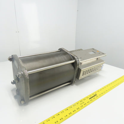 Lohse NAQP 200 Stainless Steel Reject Valves 214mm Stroke 160mm Bore