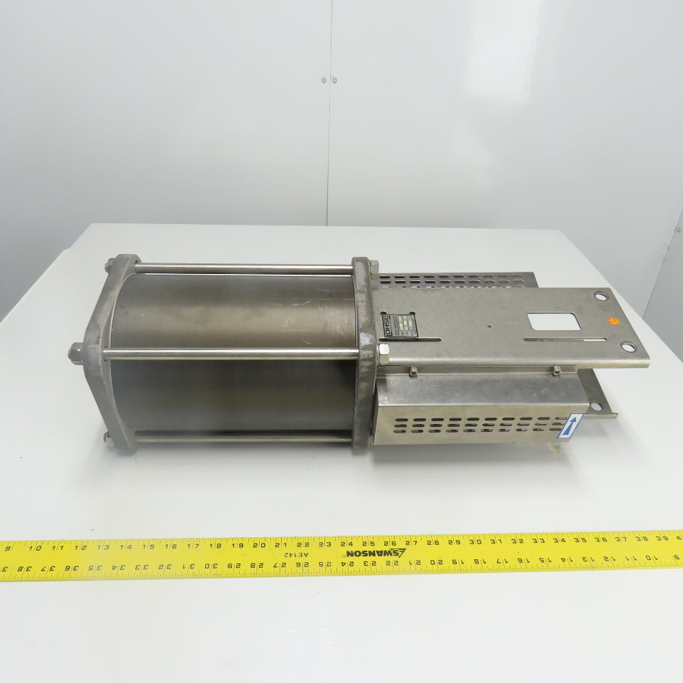 Lohse NAQP 200 Stainless Steel Reject Valves 214mm Stroke 160mm Bore