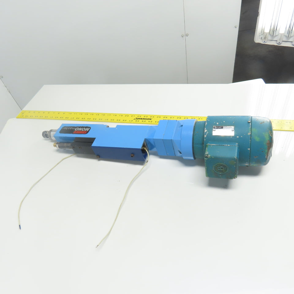 Suhner MonoMaster Drilling Head 75mm Stroke W/ 0.66Kw 460V 3Ph AC Motor