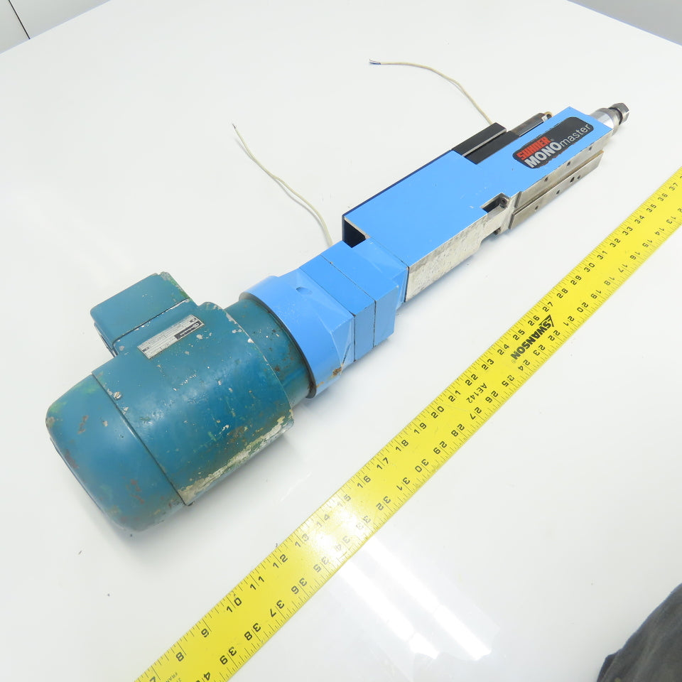 Suhner MonoMaster Drilling Head 75mm Stroke W/ 0.66Kw 460V 3Ph AC Motor
