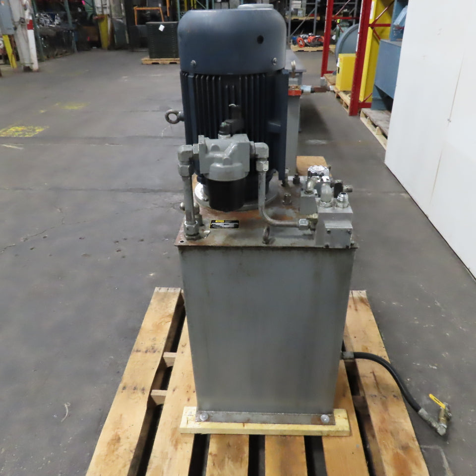 Parker V49M0PANR1/10 20HP 40 USG Hydraulic Power Unit 230/460V 9GPM 1290PSI