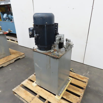 Parker V49M0PANR1/10 20HP 40 USG Hydraulic Power Unit 230/460V 9GPM 1290PSI