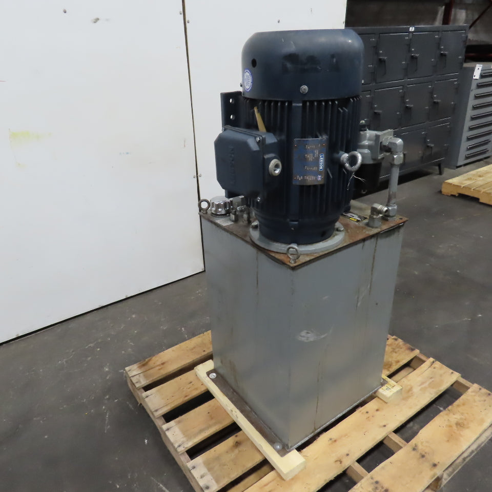 Parker V49M0PANR1/10 20HP 40 USG Hydraulic Power Unit 230/460V 9GPM 1290PSI