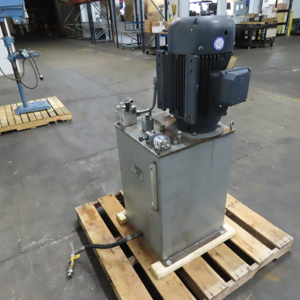 Parker V49M0PANR1/10 20HP 40 USG Hydraulic Power Unit 230/460V 9GPM 1290PSI