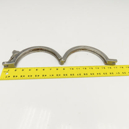 6" Stainless Steel Tri-Clamp Single Hinge Wing Nut